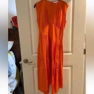 Orange Frame dress